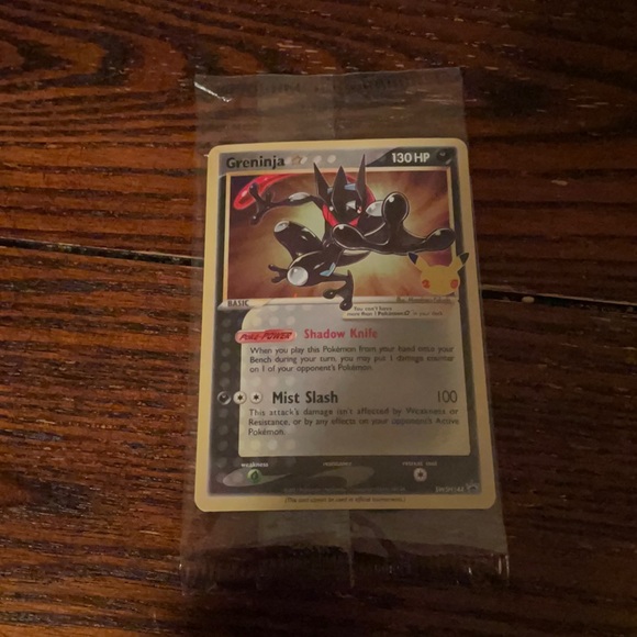 Greninja gold star promo, still in packing - Picture 1 of 1